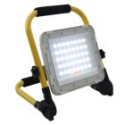 Aluminiowa ładowalna lampa robocza żółta, Hilmi, 60W, 6500K LED, IP44, z przełącznik