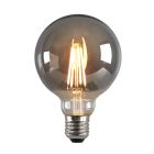 Ściemnialna żarówka LED Olucia E27, G95, 5w, przydymione szkło, 2200k