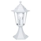 Aluminiowa klasyczna lampa zewnętrzna biała, Alieke, IP44