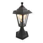 Aluminiowa klasyczna lampa zewnętrzna czarna, Alieke, IP44