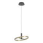 Metalowa design lampa wisząca mosiądz, Buket, 19W, 3000K LED, ściemniana w 3 krokach