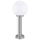 Stal Nierdzewna lampa zewnętrzna srebrna, Baukje, IP44