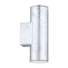 Stalowa nowoczesna lampa zewnętrzna szara, Marlies, IP44