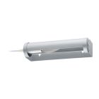 Chromowany oświetlenie szafek kuchennych stalowy, Karl, z przełącznik