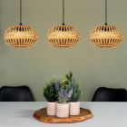 Metalowa rustykalna lampa wisząca brązowa, Firenze