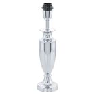 Stalowa design lampa stołowa bez abażur chromowana, Mason, z przełącznik