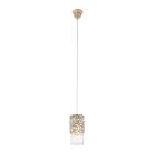 Stalowa vintage lampa wisząca brązowa, Salvator