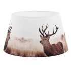 Tkaniny rustykalny abażur brązowy, Noah