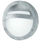 Szklana lampa zewnętrzna srebrna, Elya, IP44
