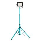 Aluminiowa lampa robocza niebieska, Angelos, 100W, 4000K LED, IP65, z przełącznik