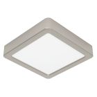 Plastikowy plafon sufitowy niklowy, Geraldo, 11W, 3000K LED