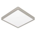 Plastikowy plafon sufitowy niklowy, Geraldo, 20,5W, 3000K LED
