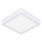 Plastikowa lampa łazienkowa sufitowa biała, Geraldo, 11W, 3000K LED, IP44