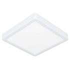 Plastikowa lampa łazienkowa sufitowa biała, Geraldo, 17W, 3000K LED, IP44