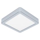 Plastikowa lampa łazienkowa sufitowa chromowana, Geraldo, 11W, 3000K LED, IP44