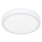 Plastikowa lampa łazienkowa sufitowa biała, Geraldo, 17W, 3000K LED, IP44