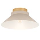 Drewniana lampa sufitowa beżowa, Lucy