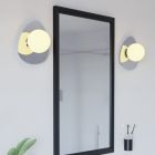 Stalowy nowoczesny kinkiet chromowany, Cornee, 4,2W, 2700K LED, IP44