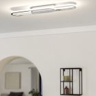 Aluminiowa design lampa sufitowa chromowana, Crijn, 20W, white switch LED