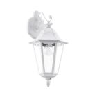 Aluminiowa klasyczna lampa zewnętrzna biała, Leanna, IP44