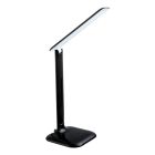 Plastikowa design lampa biurkowa czarna, Ayman, 3W, regulowana ciepła do zimnej bieli LED, z dotykowy ściemniacz