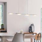 Plastikowa nowoczesna lampa wisząca chromowana, Pace, 5W, 3000K LED