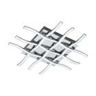 Stalowa nowoczesna lampa sufitowa chromowana, Arantxa, 36W, 3000K LED