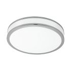 Plastikowa lampa sufitowa biała, Arnoldus, 24W, 3000K LED