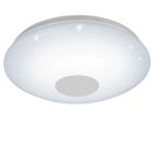 Plastikowa lampa sufitowa biała, Barbera, 30W, regulowana ciepła do zimnej bieli LED
