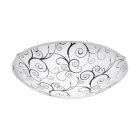 Szklana lampa sufitowa biała, Bennet, 11W, 3000K LED