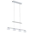 Stalowa nowoczesna lampa wisząca chromowana, Frederico, 4W, 3000K LED