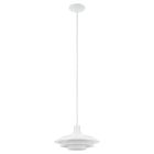 Stalowa lampa wisząca biała, Cathalina