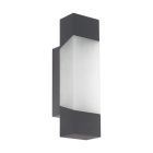 Metalowa lampa zewnętrzna antracytowa, Evan, IP44