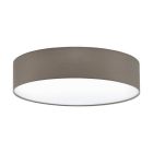 Metalowa nowoczesna lampa sufitowa ciemnoszara, Abano