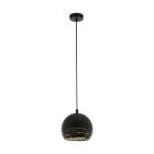 Metalowa nowoczesna lampa wisząca złota, Macey