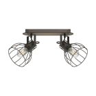 Drewniany spot sufitowy brązowy, Tjarda