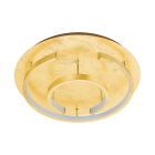 Stalowy nowoczesny plafon sufitowy złoty, Sameer, 18W, 3000K LED