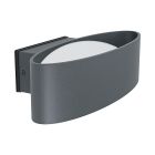 Aluminiowa nowoczesna lampa zewnętrzna antracytowa, Kawita, 10W, 3000K LED, IP44