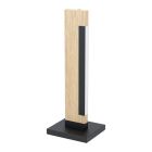 Drewniana lampa stołowa brązowa, Ludovica, 6W, 3000K LED, z przełącznik