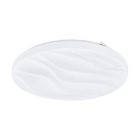 Stalowy plafon sufitowy biały, Aniel, 17W, 3000K LED