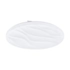 Stalowy plafon sufitowy biały, Aniel, 22W, 3000K LED
