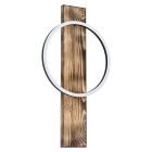 Drewniany kinkiet brązowy, Annebel, 12W, 3000K LED