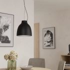 Aluminiowa industrialna lampa wisząca czarna, Thijs