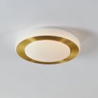 Plastikowa lampa łazienkowa sufitowa złota, Amina, 3,6W, 3000K LED, IP44