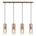 Metalowa design lampa wisząca brązowa, Xena