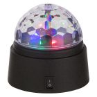 Wielokolorowy światła dyskotekowe plastikowy, Laurin, 0,6W, RGB LED, z przełącznik