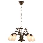 Metalowa klasyczna lampa wisząca rdzawa, Vicara