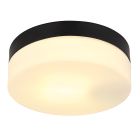 Plastikowa lampa zewnętrzna czarna, Maickel, IP44