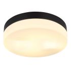 Plastikowa lampa zewnętrzna czarna, Maickel, IP44