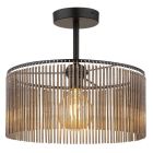 Akrylowa design lampa sufitowa czarna, Lies